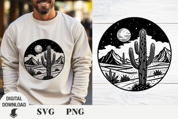 Desert Svg, Cactus Svg, Floral Svg