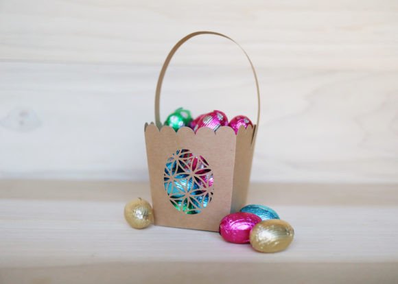 Easter Egg Floral Treat Basket