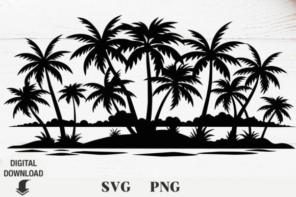 Palm Tree Svg, Tropic Svg, Floral Svg
