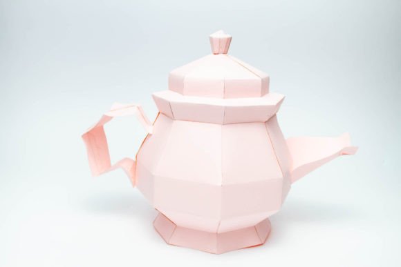 Shabby Chic Floral Teapot